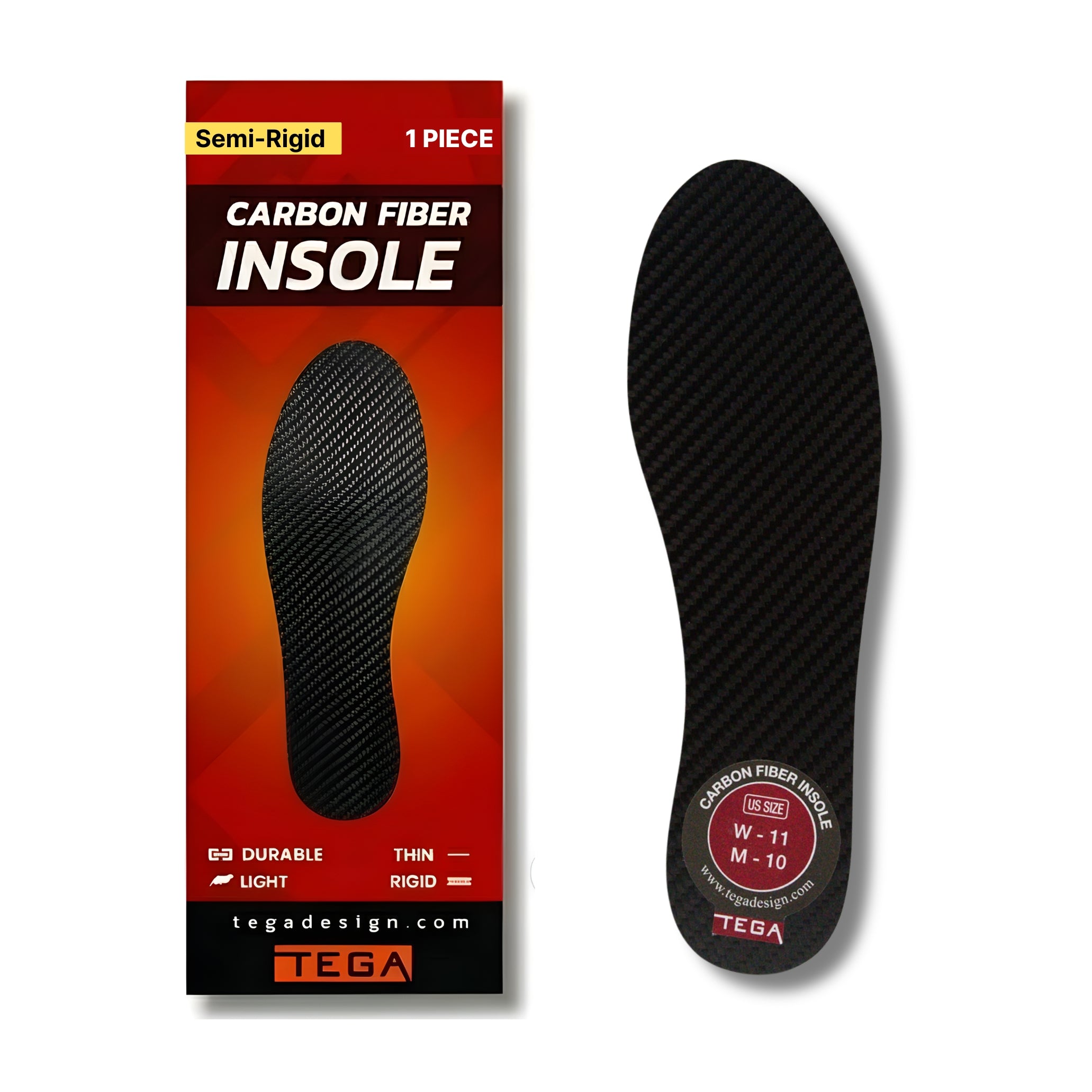 carbon fiber insole semi rigid