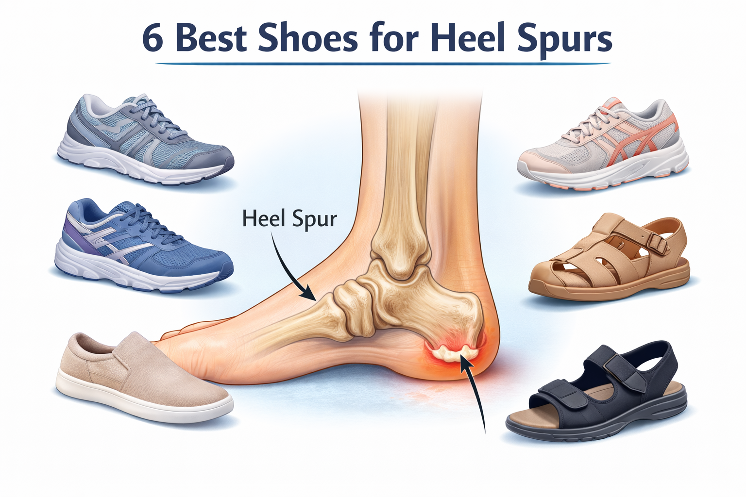 6 Best Shoes for Heel Spurs
