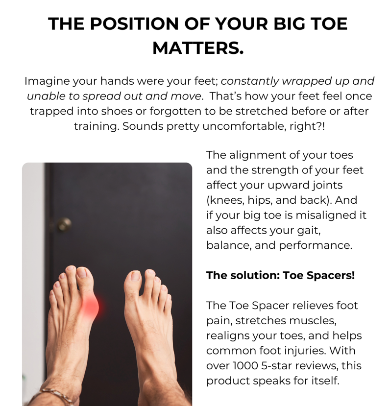 The Toe Spacer