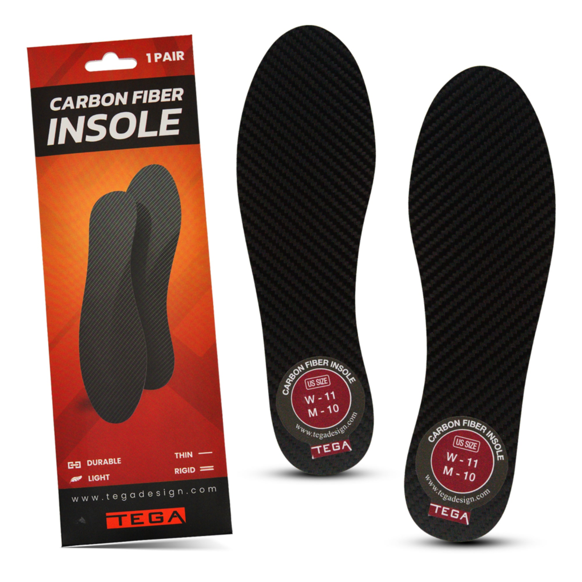 Rigid Carbon Fiber Insole