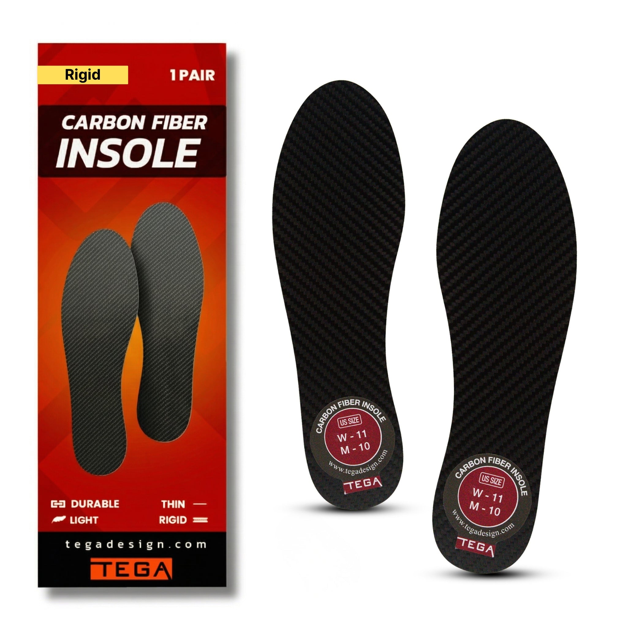 Rigid Carbon Fiber Insole (1.3mm)