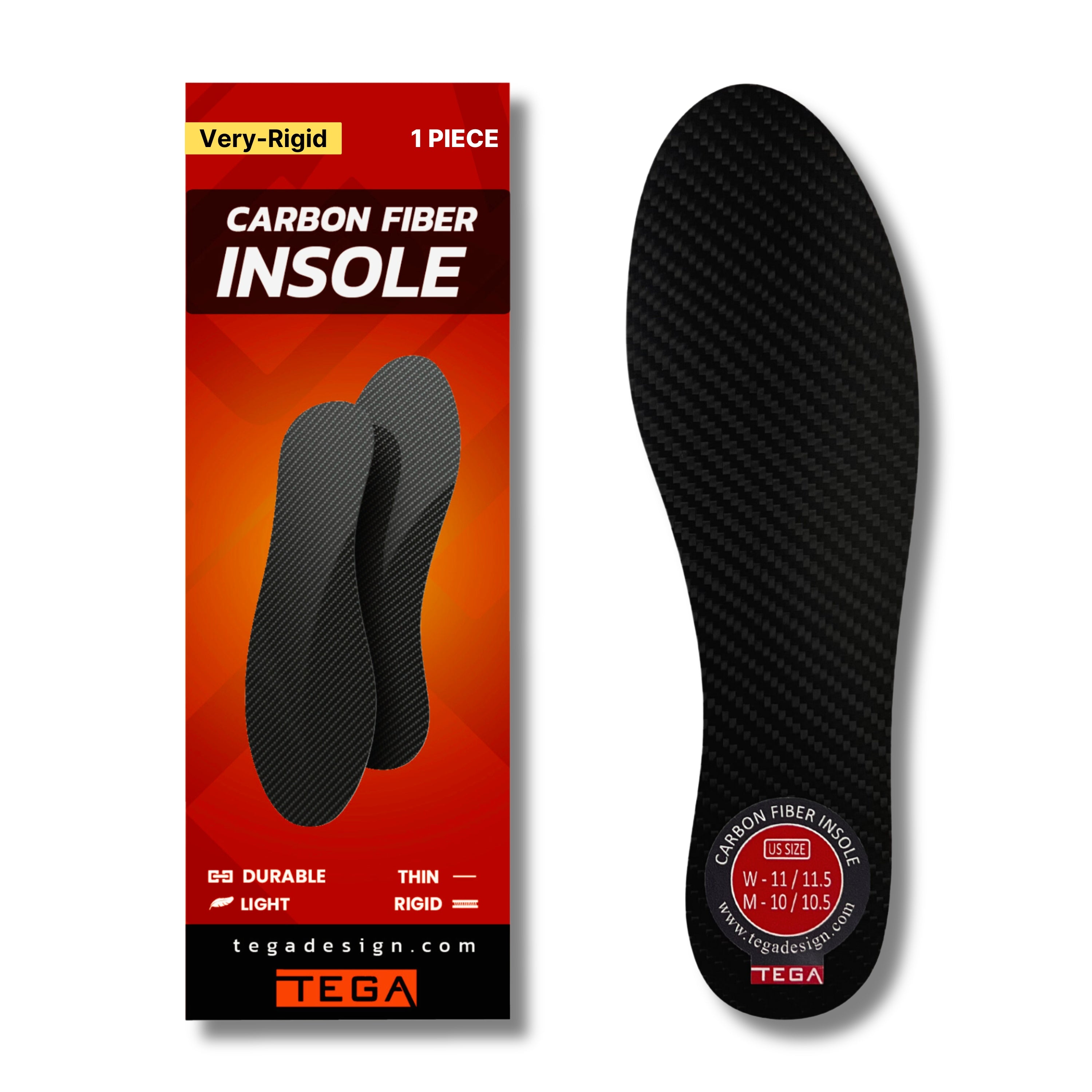 Very Rigid Carbon Fiber Insole for Arthritis & Maximum Foot Support ...