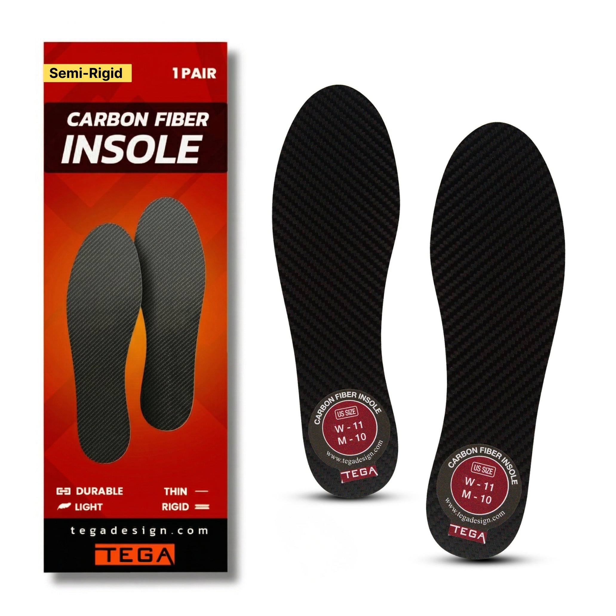 carbon fiber insole semi rigid